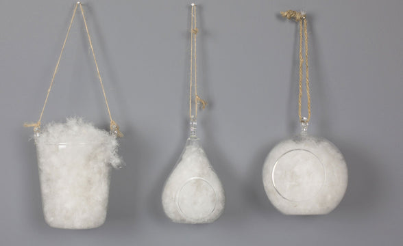 Down in Glass Christmas Baubles | Scooms