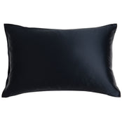 Black Mulberry silk pillowcase. Scooms