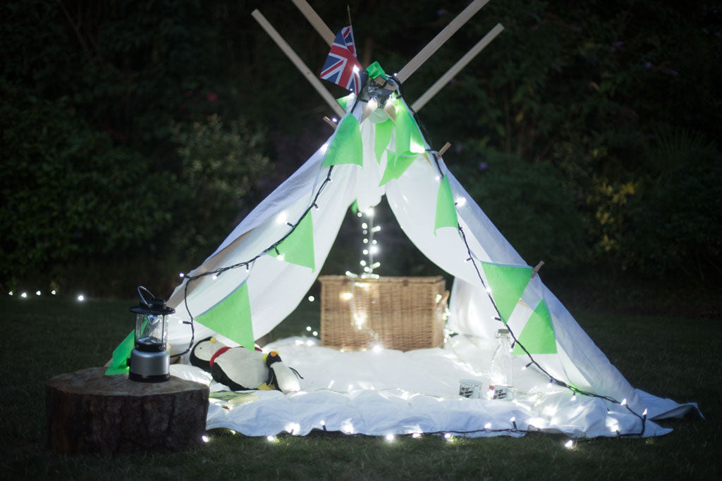 Childrens Teepee at Night | Scooms
