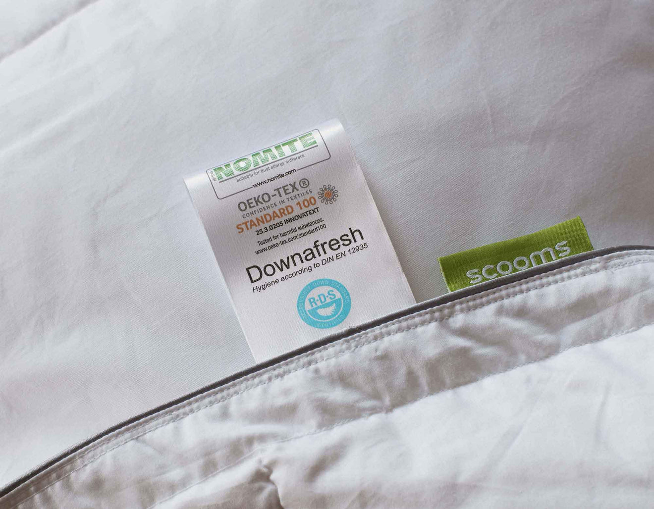 Duvet Accreditations - Nomite | Scooms