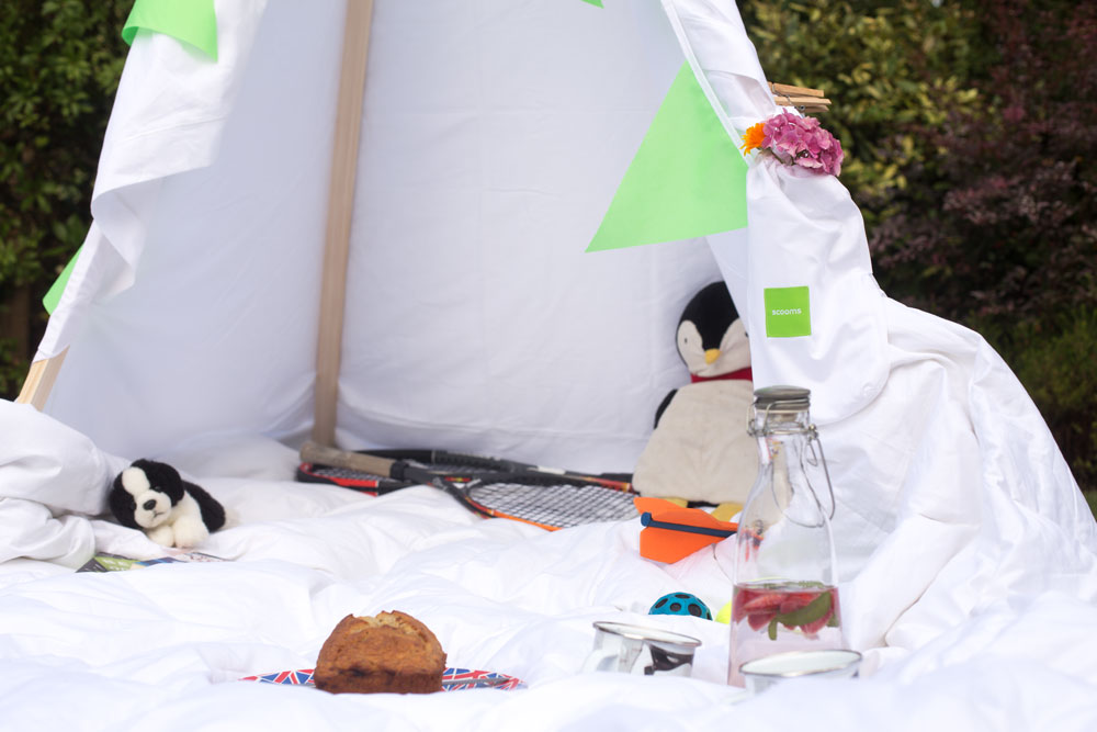 Teepee Made From Old Sheets | Scooms