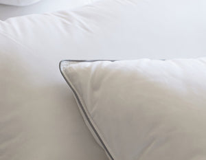 Close up of Hungarian goose down pillows