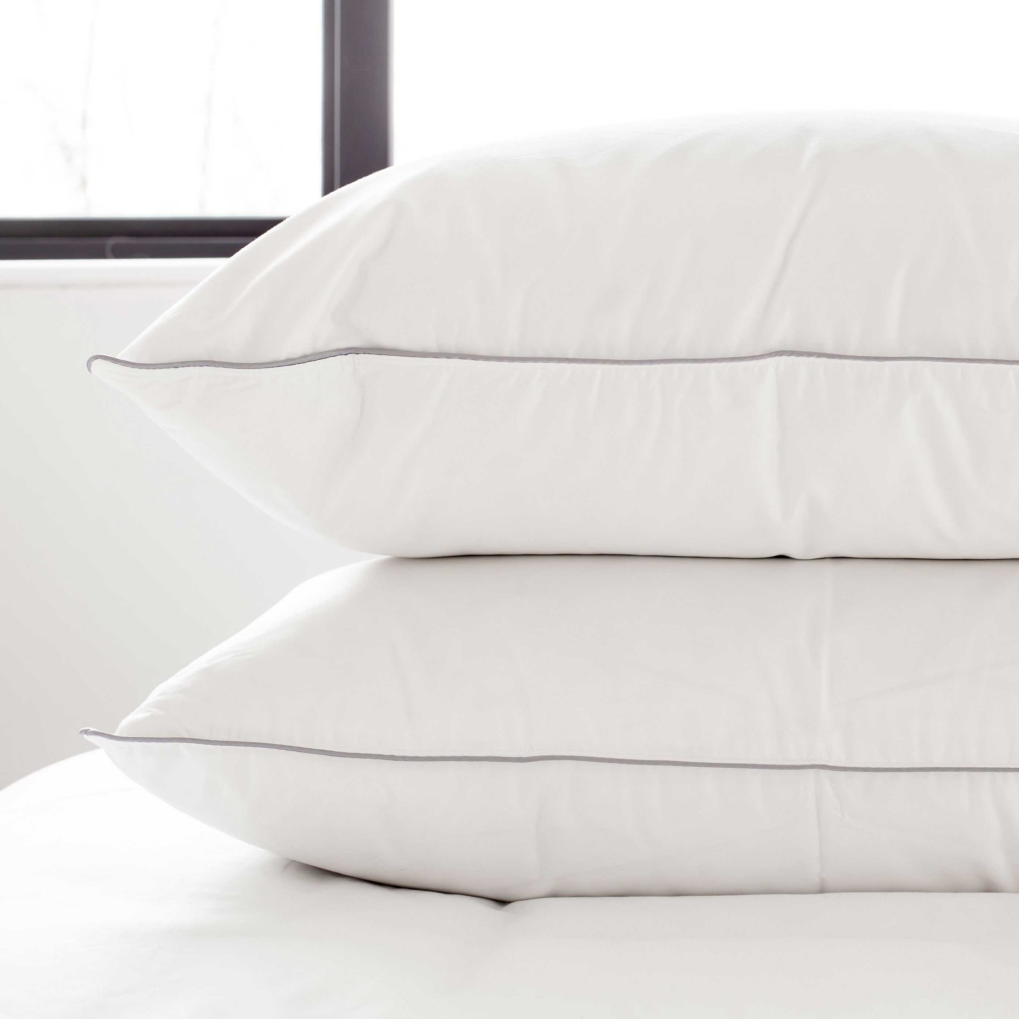 Standard size pillow pair