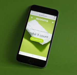Smartphone Screen with Website | scooms