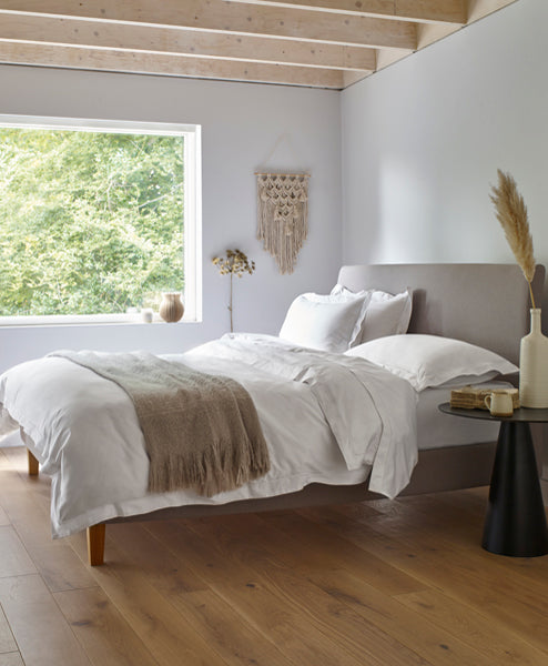 Hungarian Goose Down Duvet and Pillows with Egyptian Cotton Bedding | scooms