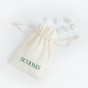 Drawstring cotton bag with duvet fasteners | Scooms