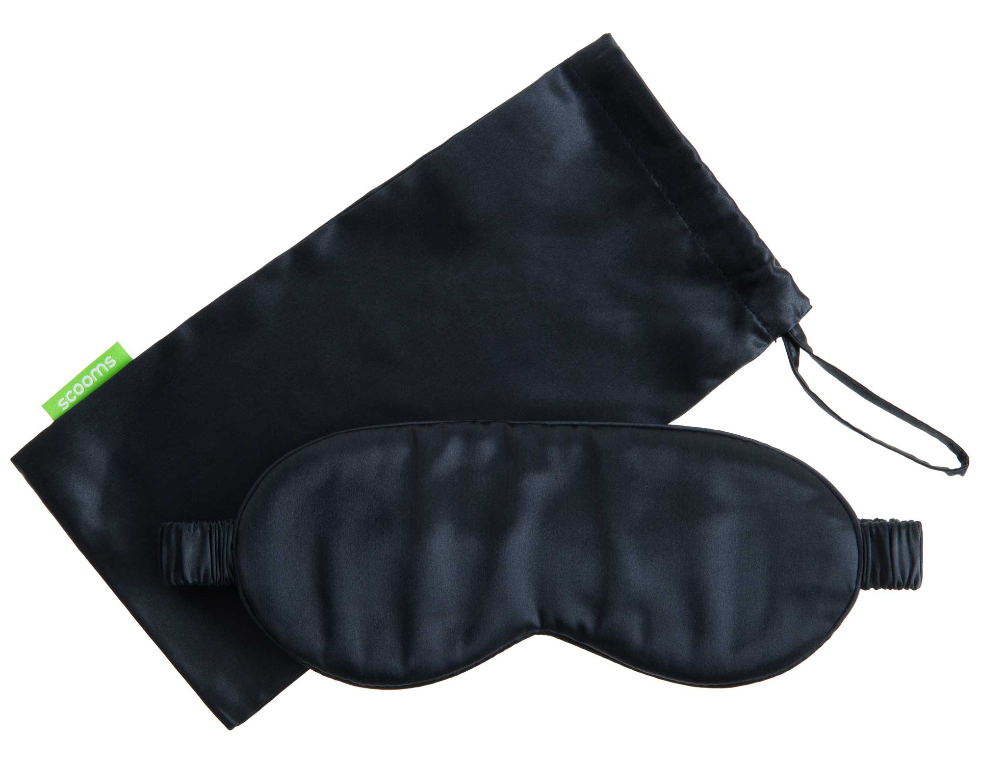 Silk eye mask black | scooms