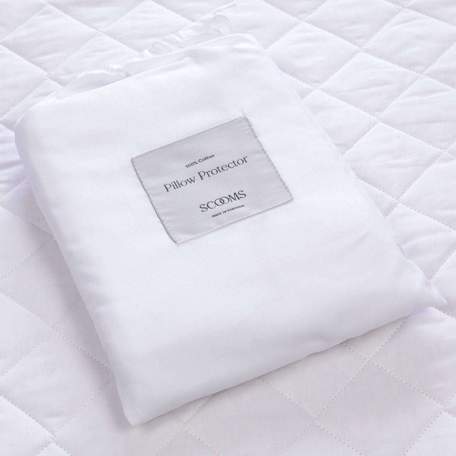 100% Pure Cotton Pillow Protector - Pair