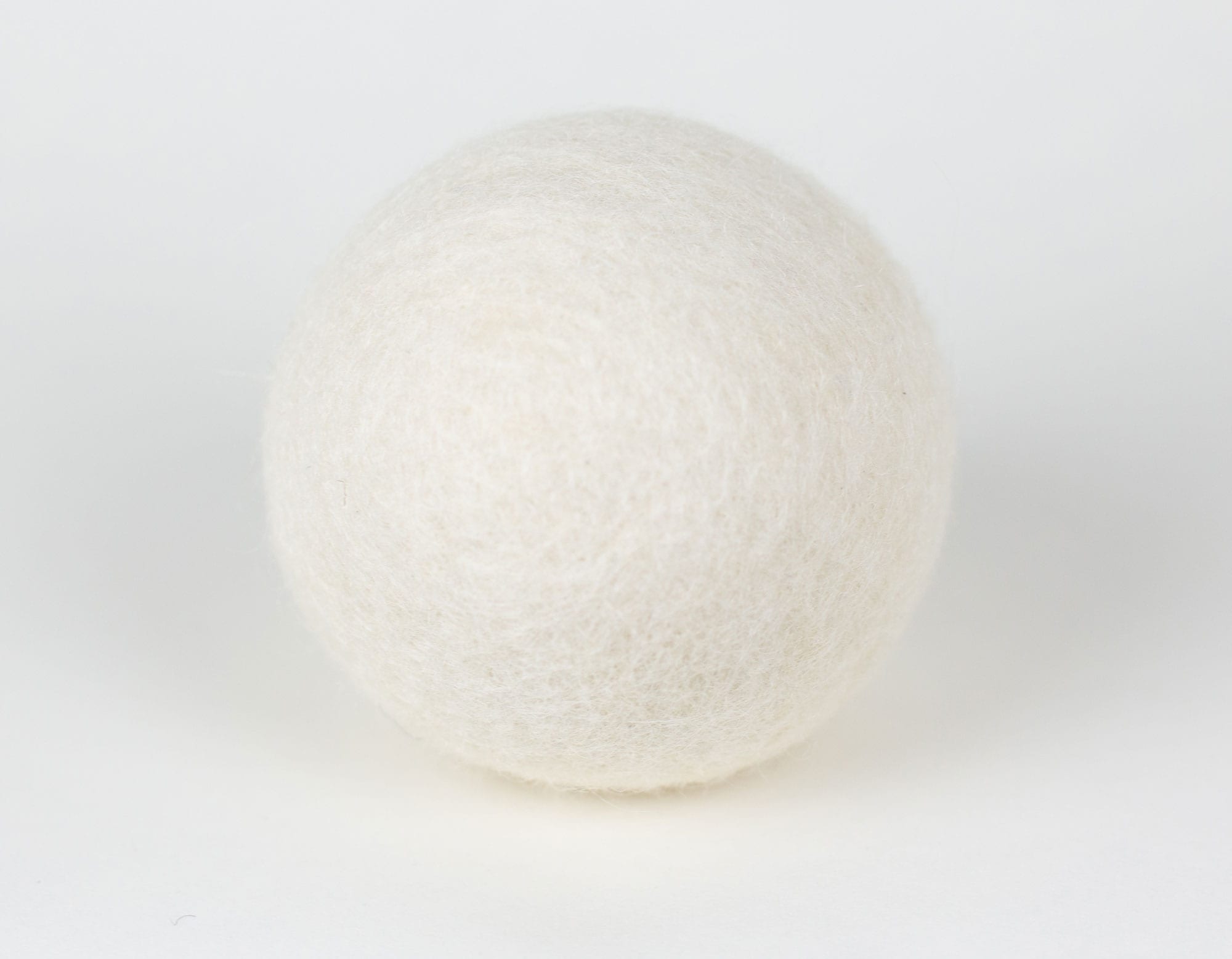 100% natural wool dryer ball Closeup