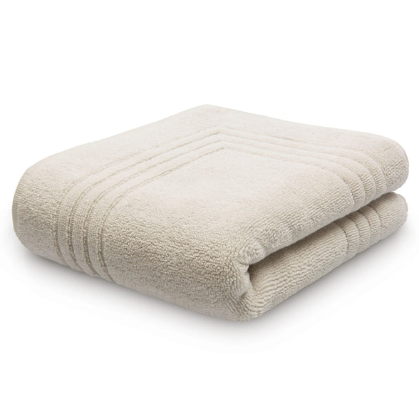 Egyptian cotton bath mat in pearl grey | Scooms