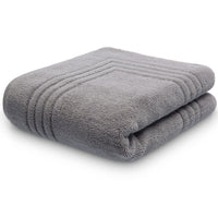 Egyptian cotton bath mat in silver grey - pack shot. Scooms