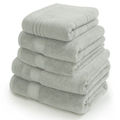 Sage green Egyptian cotton bath towel bundle by Scooms