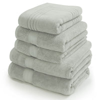 Sage green Egyptian cotton bath towel bundle by Scooms