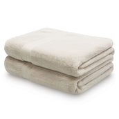 Egyptian cotton bath sheet in pearl grey - packshot. Scooms