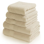 Natural Egyptian cotton bath towel bundle by Scooms