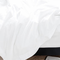 White Egyptian cotton duvet cover close up | Scooms