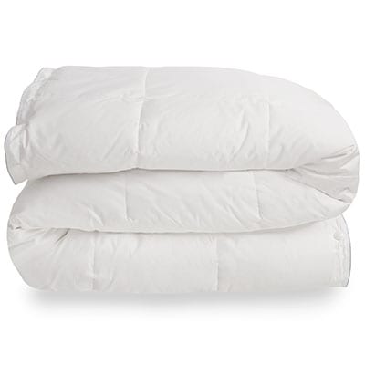 Hungarian goose down duvet folded. scooms