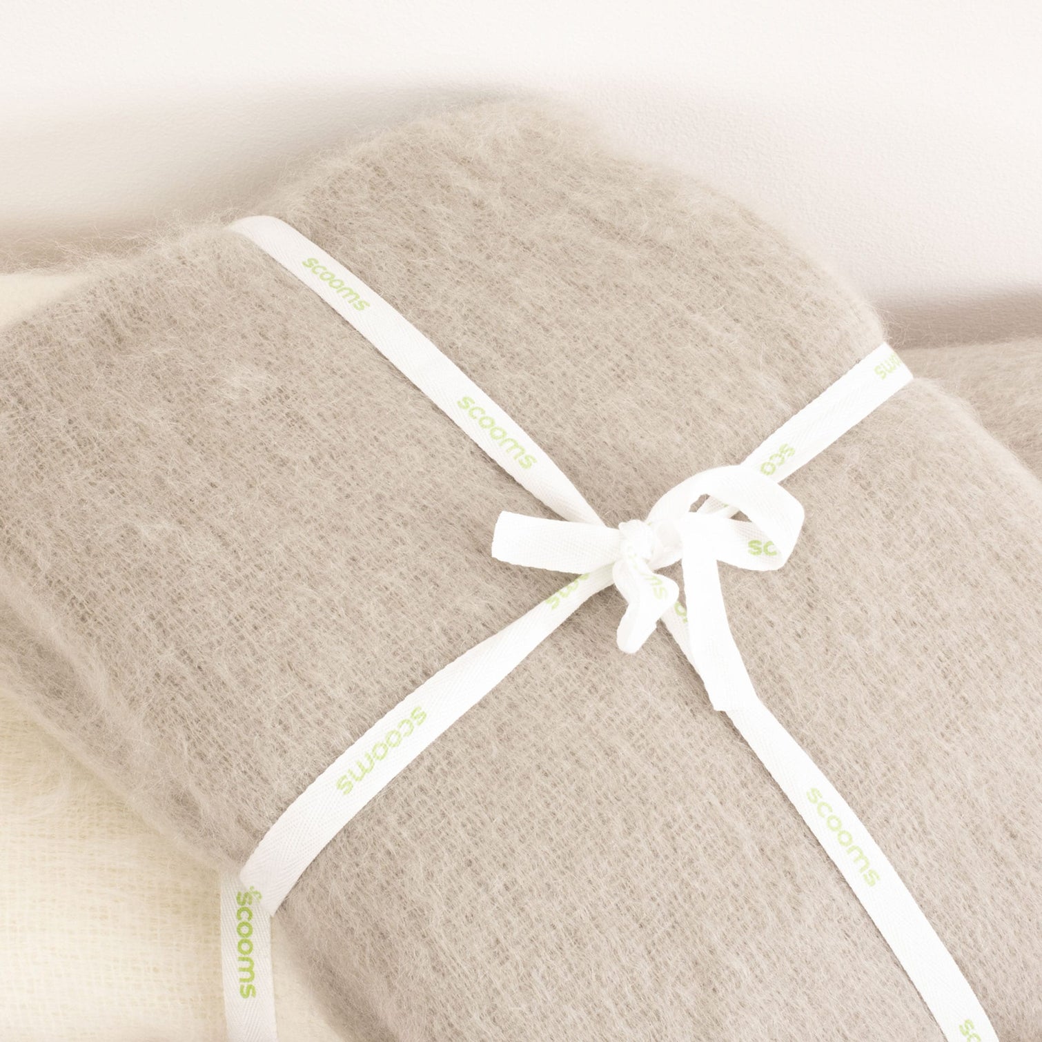 Mohair throw. Scooms