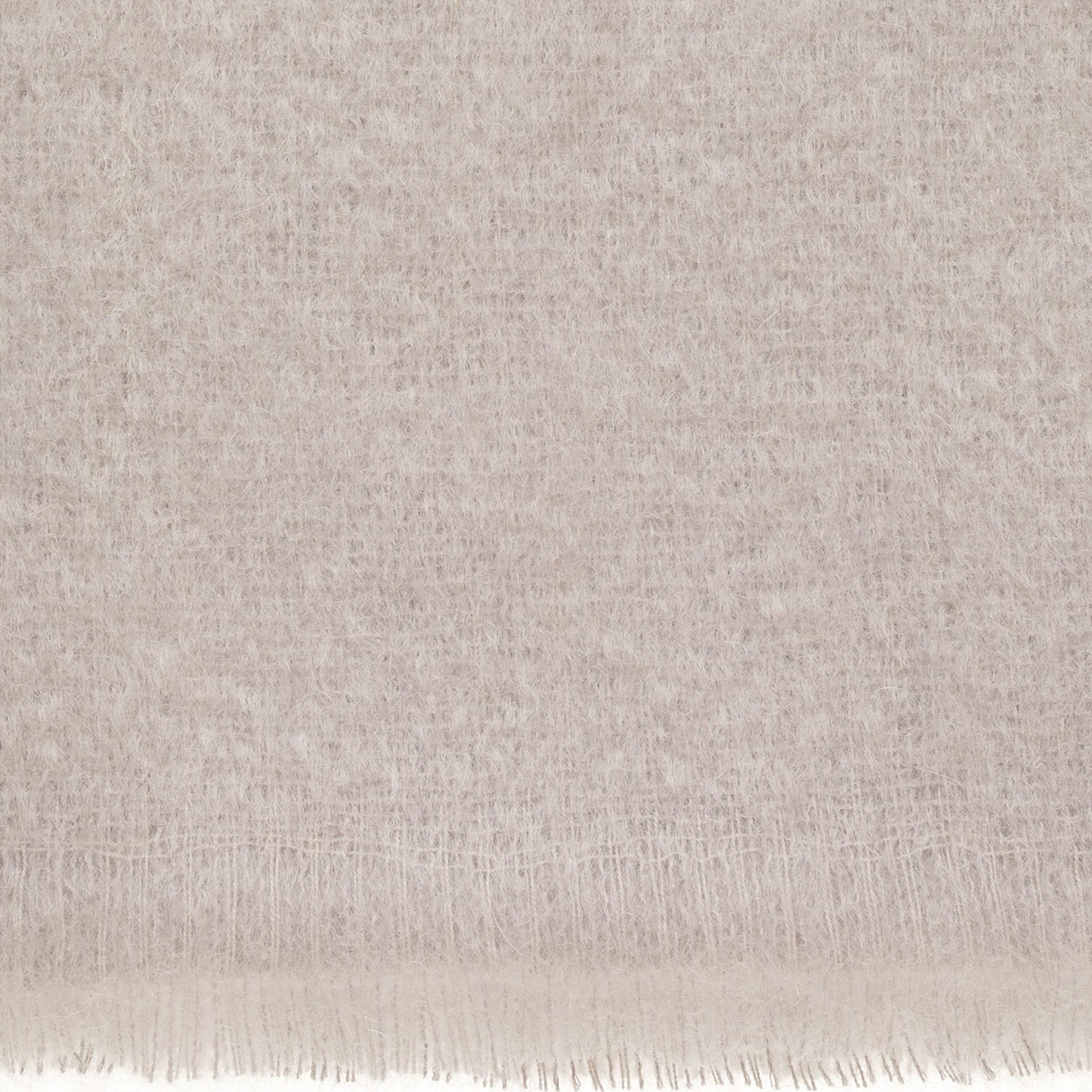 Mohair throw in taupe . Scooms