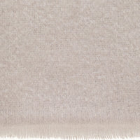 Mohair throw in taupe . Scooms