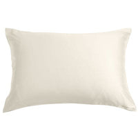 White silk pillowcase. Scooms