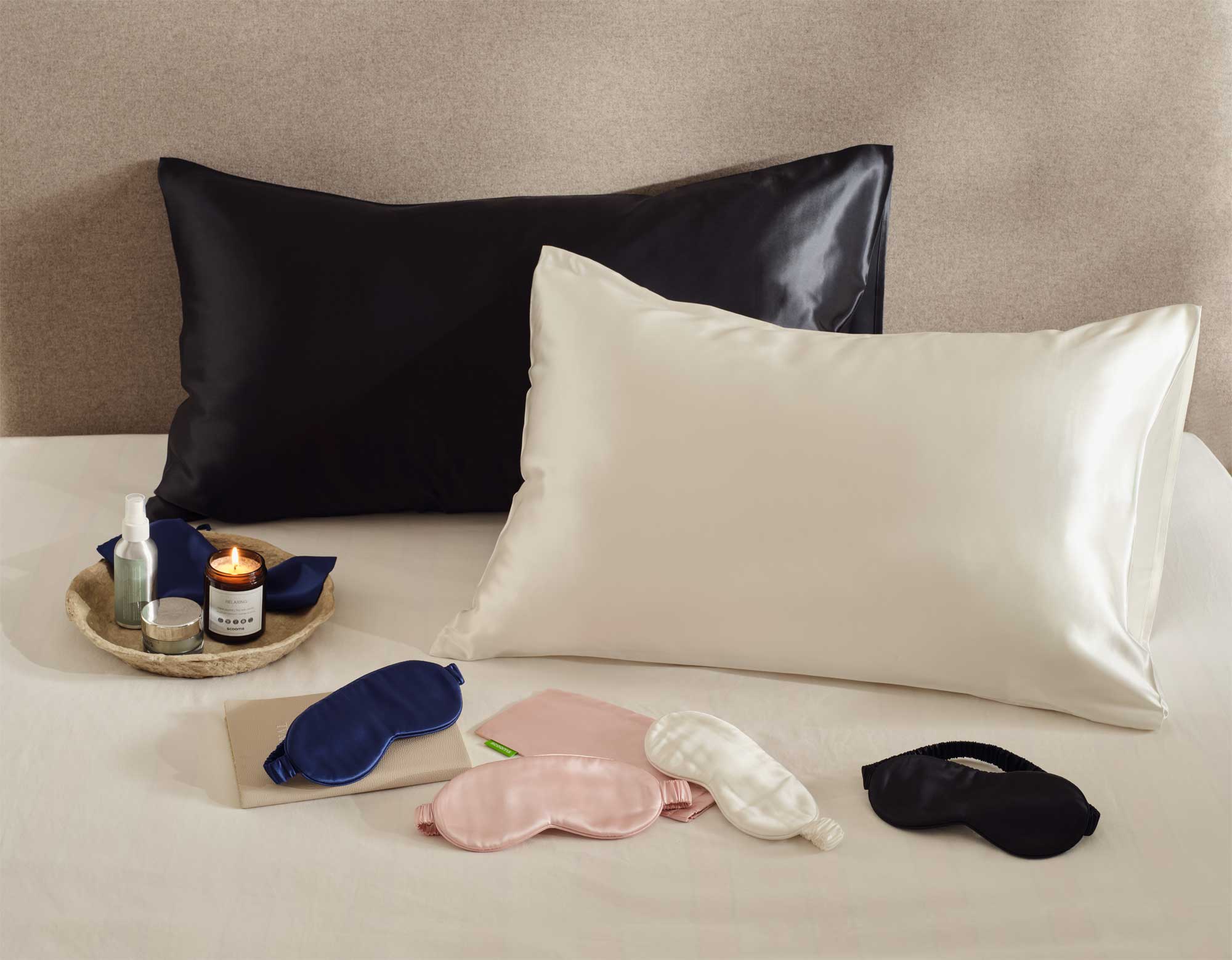 Silk Pillowcases and Eyemasks |scooms
