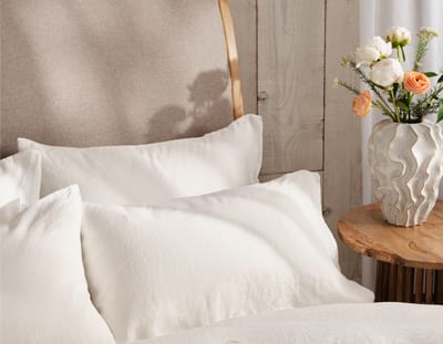 White Linen Bedding