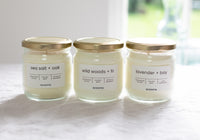 Natural Scented Candle, Trio Set | scooms