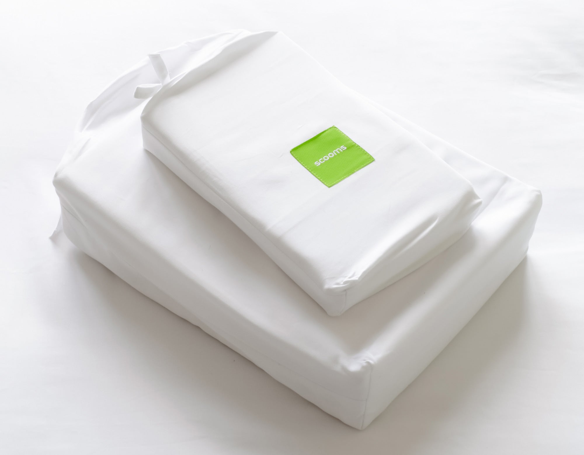Egyptian Cotton Single Fitted Sheet In Cotton Bags | scooms
