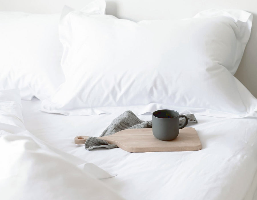 Egyptian Cotton Bed Linen on Bed | scooms